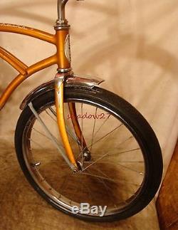 1965 SCHWINN STINGRAY EARLY COPPERTONE MUSCLE BIKE BANANA SEAT VINTAGE S7 SLIK