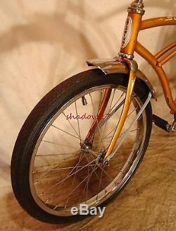 1965 SCHWINN STINGRAY EARLY COPPERTONE MUSCLE BIKE BANANA SEAT VINTAGE S7 SLIK