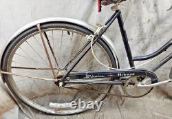 1965 Schwinn Breeze Vintage Cruiser Bike X-Small 49cm Fenders Great Shape! Black