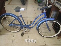 1965 Schwinn Hollywood Vintage Bicycle Blue All Original Tires Girls Bike