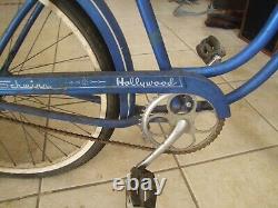 1965 Schwinn Hollywood Vintage Bicycle Blue All Original Tires Girls Bike