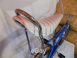 1965 Schwinn Stingray Early Blue Boys Banana Seat Muscle Bicycle Vintage S2 S7