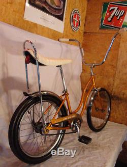 1965 Schwinn Stingray Slik Chik Coppertone Early 2-speed Muscle Bike S2 Vintage