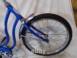 1966 Schwinn LIL Chik Fair Lady Stingray Muscle Bicycle Banana Seat Blue Vintage