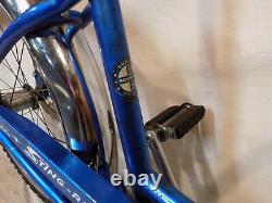 1966 Schwinn LIL Chik Fair Lady Stingray Muscle Bicycle Banana Seat Blue Vintage