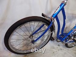 1966 Schwinn LIL Chik Fair Lady Stingray Muscle Bicycle Banana Seat Blue Vintage