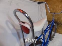 1966 Schwinn Stingray Boys Banana Seat Muscle Bike Blue S7 Fastback Vintage Jr