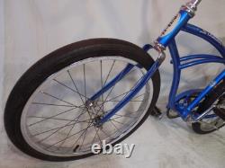 1966 Schwinn Stingray Boys Banana Seat Muscle Bike Blue S7 Fastback Vintage Jr