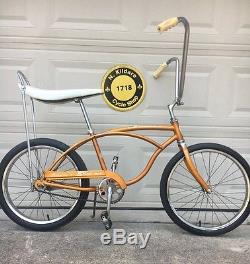 1966 Schwinn Stingray Muscle Bike Coppertone Vintage Banana Seat