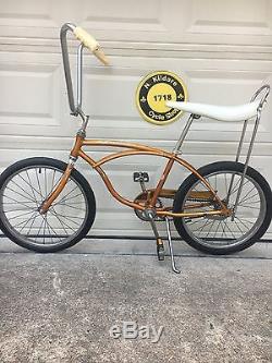 1966 Schwinn Stingray Muscle Bike Coppertone Vintage Banana Seat