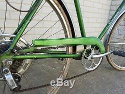 1967 Schwinn Collegiate Mens Green 5 Speed Vintage Bicycle