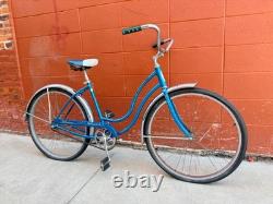 1967 Schwinn Hollywood Vintage Bicycle Blue Original Antique Cruiser Bike