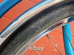 1967 Schwinn Hollywood Vintage Bicycle Blue Original Antique Cruiser Bike