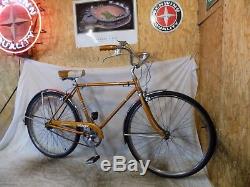 1967 Schwinn Racer Radiant Coppertone Gold Road Cruiser Bike Vintage Bicycle S5