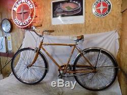 1967 Schwinn Racer Radiant Coppertone Gold Road Cruiser Bike Vintage Bicycle S5