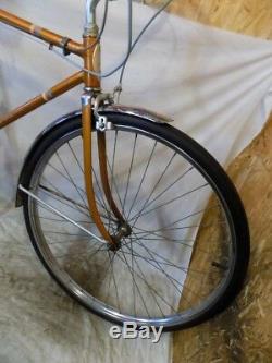 1967 Schwinn Racer Radiant Coppertone Gold Road Cruiser Bike Vintage Bicycle S5