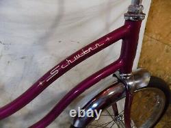 1967 Schwinn Slik Chik Stingray Violet Muscle Bike S2 Early Banana Seat Vintage