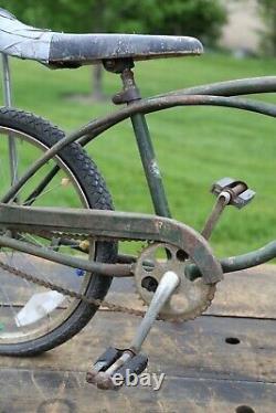 1967 Schwinn Sting Ray bicycle vintage muscle bike green Barn Find banana seat