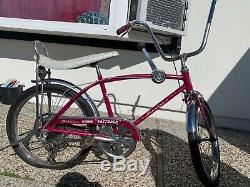 1967 Schwinn Stingray Fastback Bicycle 5 Speed Rare Violet Vintage