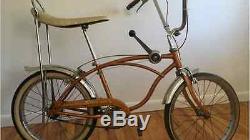 1968 Original Bike Schwinn STING-RAY DELUXE 3 Speed STIK-SHIFT Vintage Bicycle