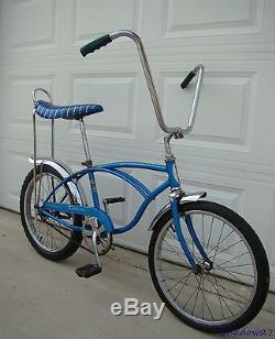 1968 Schwinn Stingray Boys Blue Banana Seat Muscle Bike S2 Early Krate Vintage