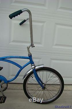 1968 Schwinn Stingray Boys Blue Banana Seat Muscle Bike S2 Early Krate Vintage