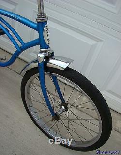 1968 Schwinn Stingray Boys Blue Banana Seat Muscle Bike S2 Early Krate Vintage