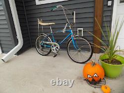 1968 Schwinn Fastback Stingray 5-speed Muscle Bike Krate Vintage Blue Vintage