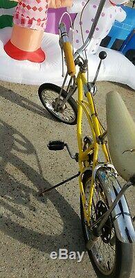 1968 Schwinn Krate Stingray Lemon Peeler 5 Speed Vintage Banana Seat Muscle Bike