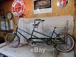 1968 Schwinn Mini Twinn Stingray Tandem 2-person Bike Vintage Bicycle S7 Rare
