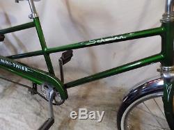 1968 Schwinn Mini Twinn Stingray Tandem 2-person Bike Vintage Bicycle S7 Rare
