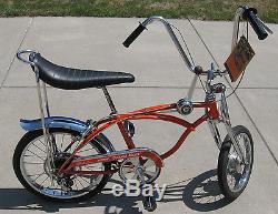 1968 Schwinn Orange Krate Sting-Ray Bike C30 StingRay Original Vintage Bicycle