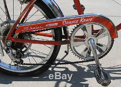 1968 Schwinn Orange Krate Sting-Ray Bike C30 StingRay Original Vintage Bicycle