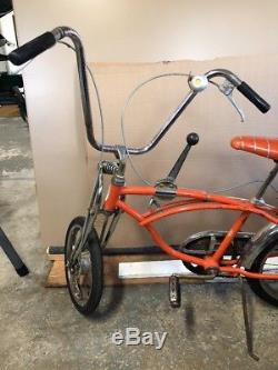 1968 Schwinn Orange Krate Sting-Ray bicycle, vintage muscle bike, Stingray crate