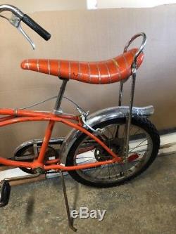 1968 Schwinn Orange Krate Sting-Ray bicycle, vintage muscle bike, Stingray crate