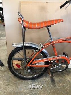 1968 Schwinn Orange Krate Sting-Ray bicycle, vintage muscle bike, Stingray crate