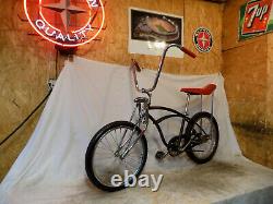 1968 Schwinn Stingray Banana Seat Rat Rod Muscle Bike Springer Slik Vintage