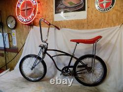 1968 Schwinn Stingray Banana Seat Rat Rod Muscle Bike Springer Slik Vintage