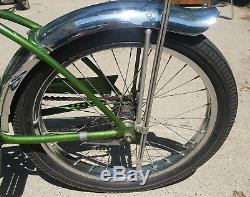 1968 Schwinn Stingray Deluxe Banana Seat Muscle Bike/bicycle Green Vtg S2 60's