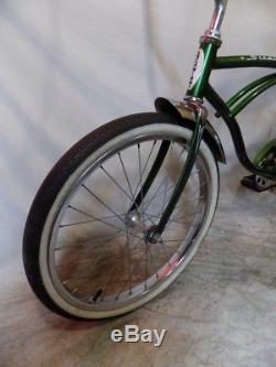 1968 Schwinn Stingray Deluxe Boys Banana Seat Muscle Bicycle Green Vintage S2
