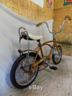 1968 Schwinn Stingray Midget Mini Muscle Bike Vintage Krate Coppertone Deluxe 16