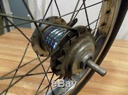 1968+ Schwinn Stingray Runabout 2-speed S2 Bicycle Rear Wheel+slik Vintage Blue
