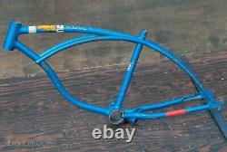 1968 Sky Blue Stingray Bike FRAME Vintage Schwinn 20 Lowrider Cruiser Bicycle