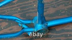 1968 Sky Blue Stingray Bike FRAME Vintage Schwinn 20 Lowrider Cruiser Bicycle