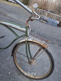 1968 schwinn panther slimline 26 campus green vintage Bicycle