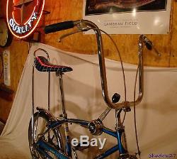 1969 Schwinn Fastback Stingray 5-speed Stik Shift Blue Muscle Bike Krate Vintage