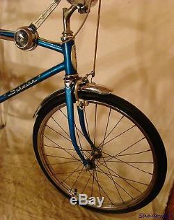 1969 Schwinn Fastback Stingray 5-speed Stik Shift Blue Muscle Bike Krate Vintage