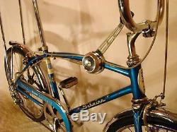 1969 Schwinn Fastback Stingray 5-speed Stik Shift Blue Muscle Bike Krate Vintage