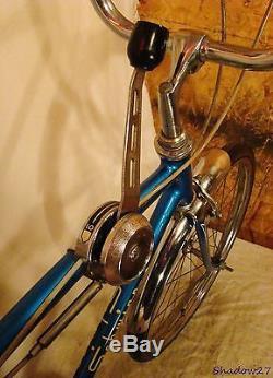 1969 Schwinn Fastback Stingray 5-speed Stik Shift Blue Muscle Bike Krate Vintage