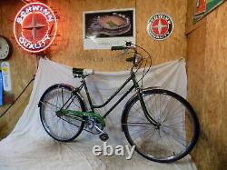 1969 Schwinn Breeze Ladies 3-speed Green Vintage Road Cruiser Bike Collegiate S5